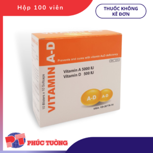 VITAMIN A-D - Ngăn ngừa và điều trị tình trạng thiếu vitamin A và D