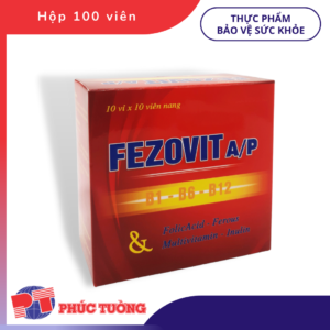 FEZOVIT A/P - Viên uống bổ sung sắt, acid folic và các vitamin nhóm B cho cơ thể