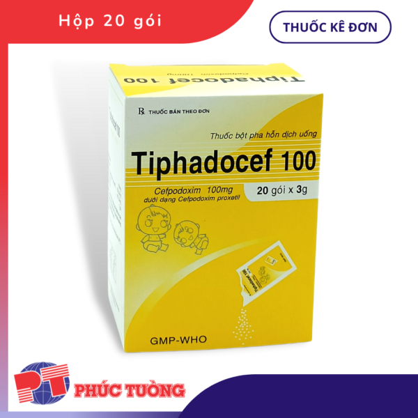 TIPHADOCEF 100 - Kháng sinh cefpodoxim 100mg