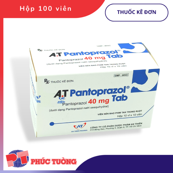 A.T PANTOPRAZOL TAB - Điều trị loét dạ dày, trào ngược dạ dày