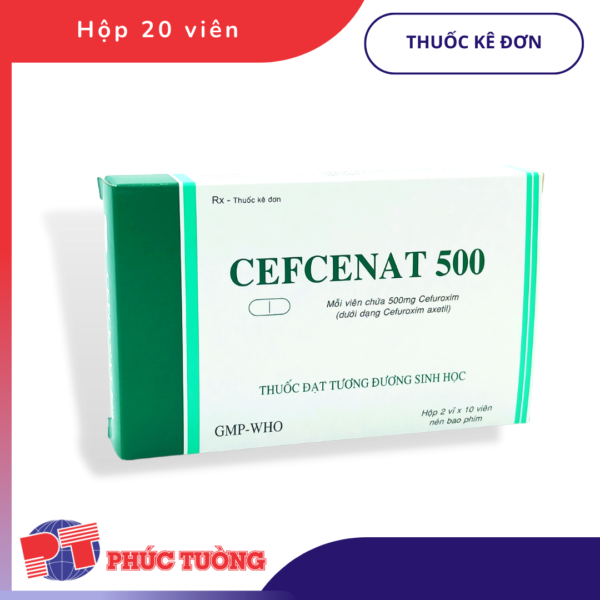 CEFCENAT 500 - Điều trị các bệnh nhiễm khuẩn