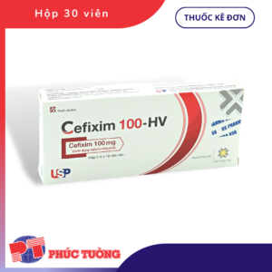 CEFIXIM 100 HV - Kháng sinh điều trị các trường hợp nhiễm khuẩn