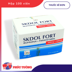 SKDOL FORT - Điều trị cảm cúm, giảm đau, hạ sốt, chống viêm