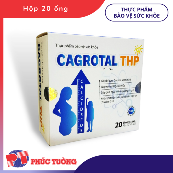 CAGROTAL THP - Bổ sung Canxi, Vitamin D3 cho xương răng chắc khỏe