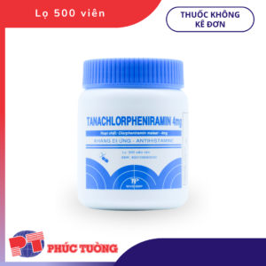 TANACHLORPHENIRAMIN 4mg - Điều trị viêm mũi dị ứng