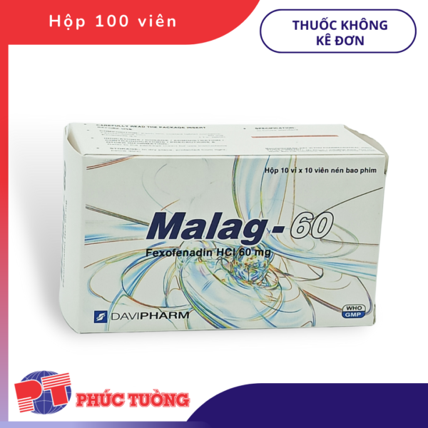 MALAG 60 - Điều trị viêm mũi dị ứng