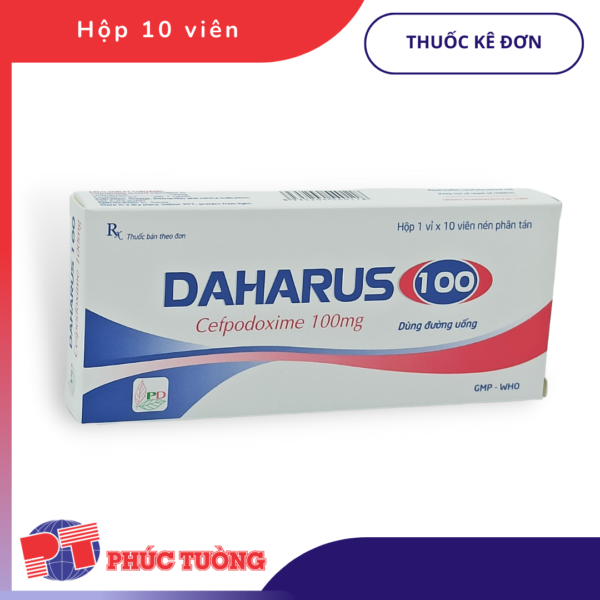 DAHARUS 100 - Kháng sinh cefpodoxim 100mg