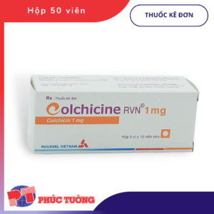 COLCHICINE RVN 1mg - Điều trị bệnh gout