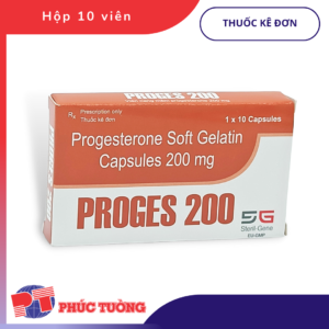 PROGES 200 - Progesteron 200mg dạng vi hạt