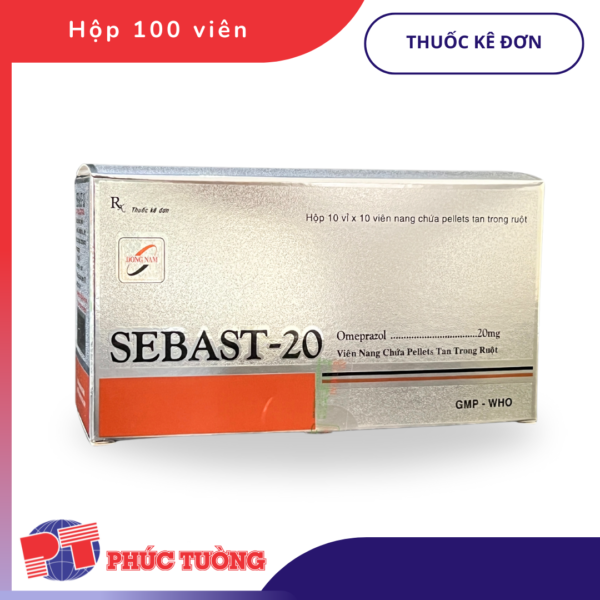 SEBAST 20 - Điều trị viêm loét dạ dày, tá tràng