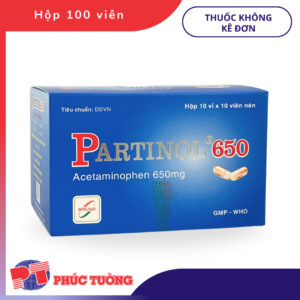 PARTINOL 650 - Giảm đau, hạ sốt