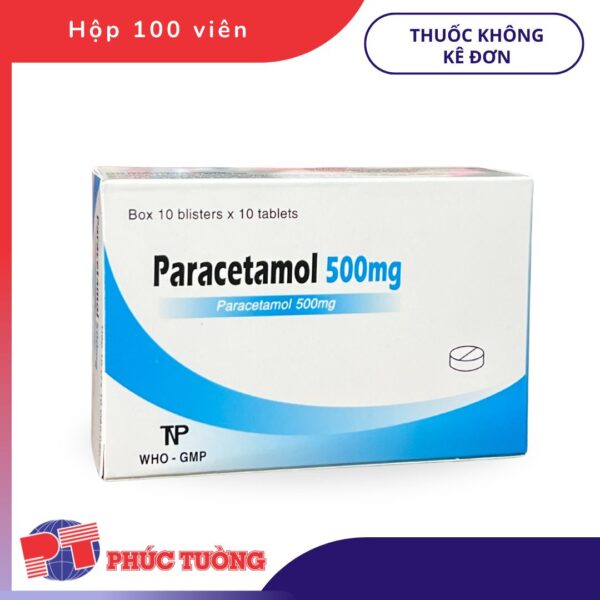 PARACETAMOL 500mg - Giảm đau và hạ sốt