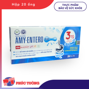 AMY-ENTERO PLUS (New) - Bổ sung ba tỷ lợi khuẩn, hỗ trợ hạn chế rối loạn tiêu hóa