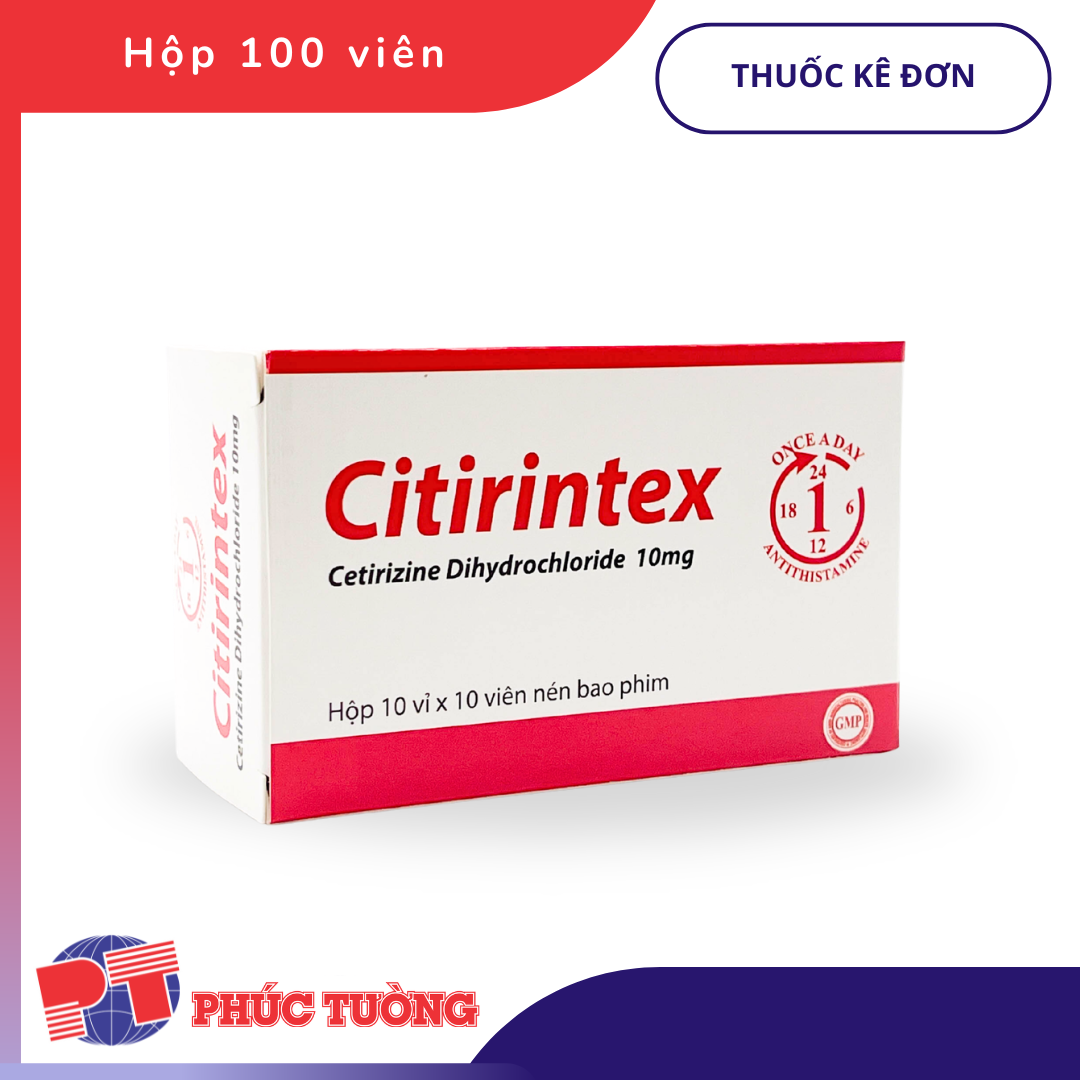 CITIRINTEX - Cetirizin 10mg CITIRINTEX - Cetirizin 10mg