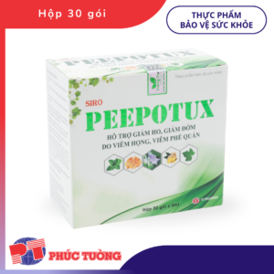 PEEPOTUX - Hỗ trợ giảm ho, giảm đờm