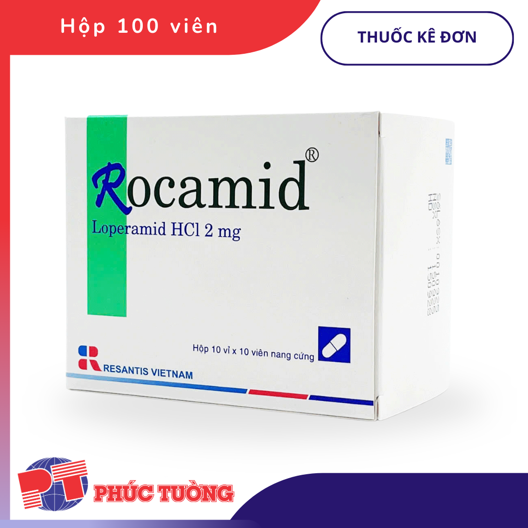 ROCAMID - Điều trị triệu chứng của tiêu chảy cấp tính ROCAMID - Điều trị triệu chứng của tiêu chảy cấp tính
